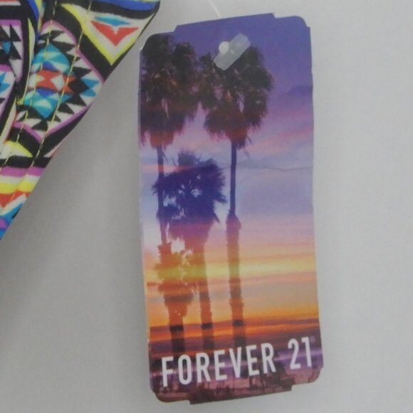 Forever 21 Push Up Halter Bikini Top Southwestern (SW015) - Picture 3 of 7